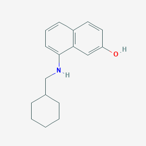 molecular formula C17H21NO B3009358 8-(Cyclohexylmethylamino)naphthalen-2-ol CAS No. 1510146-24-3