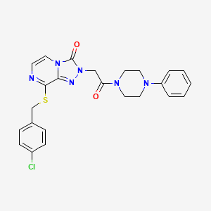 N-{2-[1-(4-methylbenzoyl)piperidin-4-yl]ethyl}-2-propylpentanamide