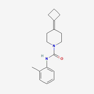 4-Cyclobutylidene-N-(2-methylphenyl)piperidine-1-carboxamide