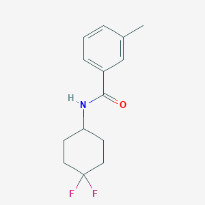 molecular formula C14H17F2NO B3009441 N-(4,4-difluorocyclohexyl)-3-methylbenzamide CAS No. 2034561-02-7