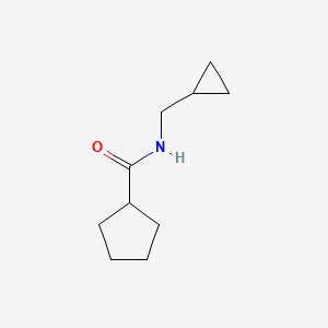 molecular formula C10H17NO B3009467 N-(cyclopropylmethyl)cyclopentanecarboxamide CAS No. 1181898-67-8