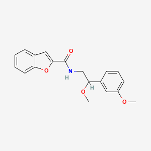 molecular formula C19H19NO4 B3009579 N-[2-methoxy-2-(3-methoxyphenyl)ethyl]-1-benzofuran-2-carboxamide CAS No. 1797355-20-4