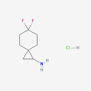 6,6-Difluorospiro[2.5]octan-1-amine hydrochloride