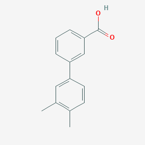 molecular formula C15H14O2 B3010025 3',4'-Dimethylbiphenyl-3-carboxylic acid CAS No. 728919-21-9