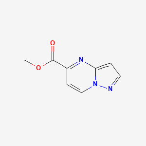 molecular formula C8H7N3O2 B3010114 Methyl pyrazolo[1,5-a]pyrimidine-5-carboxylate CAS No. 1453176-67-4