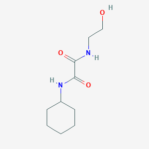 molecular formula C10H18N2O3 B3010197 N-cyclohexyl-N'-(2-hydroxyethyl)ethanediamide CAS No. 331266-98-9