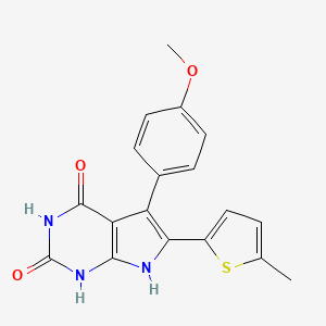 molecular formula C18H15N3O3S B3010330 G0507 