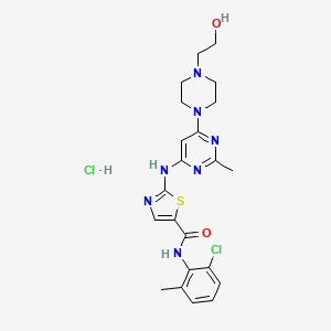 molecular formula C22H27Cl2N7O2S B3010476 Dasatinib hydrochloride 
