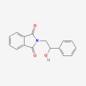 molecular formula C16H13NO3 B3010643 2-(2-hydroxy-2-phenylethyl)isoindoline-1,3-dione CAS No. 35645-98-8