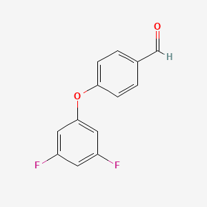 molecular formula C13H8F2O2 B3010767 4-(3,5-Difluorophenoxy)benzaldehyde CAS No. 959235-83-7