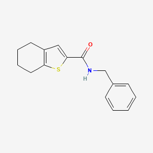 molecular formula C16H17NOS B3010783 N-benzyl-4,5,6,7-tetrahydro-1-benzothiophene-2-carboxamide CAS No. 850343-25-8