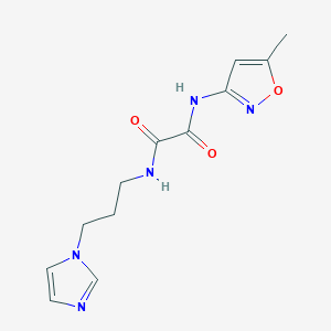 N1-(3-(1H-imidazol-1-yl)propyl)-N2-(5-methylisoxazol-3-yl)oxalamide