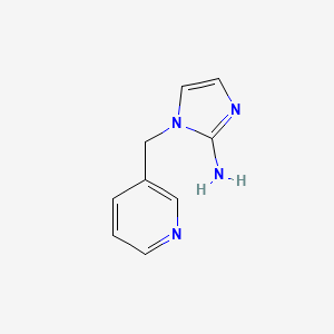 molecular formula C9H10N4 B3010830 1-(Pyridin-3-ylmethyl)-1H-imidazol-2-amine CAS No. 292040-76-7
