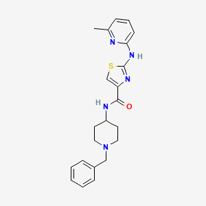 N-(1-benzylpiperidin-4-yl)-2-((6-methylpyridin-2-yl)amino)thiazole-4-carboxamide