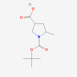 1-{[(1,1-Dimethylethyl)oxy]carbonyl}-5-methyl-3-pyrrolidinecarboxylic acid