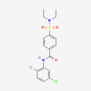 molecular formula C17H18Cl2N2O3S B3010844 N-(2,5-dichlorophenyl)-4-(diethylsulfamoyl)benzamide CAS No. 313262-21-4