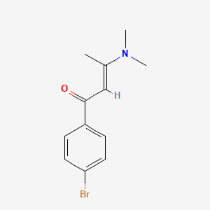 molecular formula C12H14BrNO B3010866 1-(4-Bromophenyl)-3-(dimethylamino)-2-buten-1-one CAS No. 178261-64-8