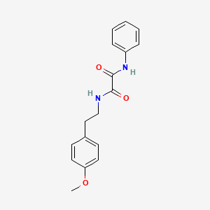 N-[2-(4-methoxyphenyl)ethyl]-N'-phenyloxamide