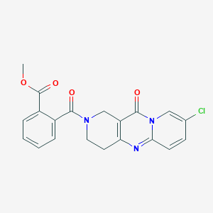 methyl 2-(8-chloro-11-oxo-2,3,4,11-tetrahydro-1H-dipyrido[1,2-a:4',3'-d]pyrimidine-2-carbonyl)benzoate