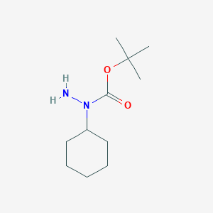 molecular formula C11H22N2O2 B3010924 n-cyclohexyl(tert-butoxy)carbohydrazide CAS No. 515863-45-3