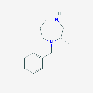 molecular formula C13H20N2 B3010928 1-Benzyl-2-methyl-1,4-diazepane CAS No. 67744-47-2