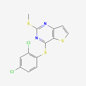 4-[(2,4-Dichlorophenyl)sulfanyl]-2-(methylsulfanyl)thieno[3,2-d]pyrimidine