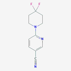6-(4,4-Difluoropiperidin-1-yl)nicotinonitrile