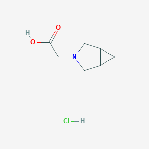 2-(3-Azabicyclo[3.1.0]hexan-3-yl)acetic acid;hydrochloride