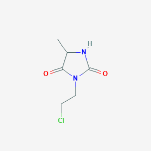 3-(2-Chloroethyl)-5-methylimidazolidine-2,4-dione