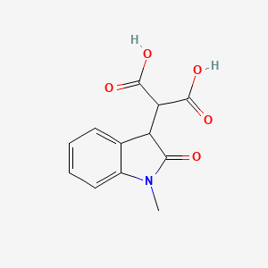 2-(1-Methyl-2-oxoindolin-3-yl)propanedioic acid