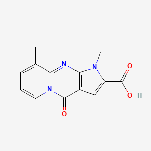 1,9-Dimethyl-4-oxo-1,4-dihydropyrido[1,2-a]pyrrolo[2,3-d]pyrimidine-2-carboxylic acid