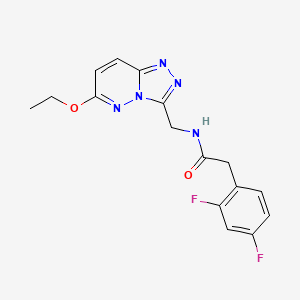 2-(2,4-difluorophenyl)-N-((6-ethoxy-[1,2,4]triazolo[4,3-b]pyridazin-3-yl)methyl)acetamide