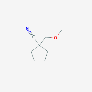 1-(Methoxymethyl)cyclopentane-1-carbonitrile