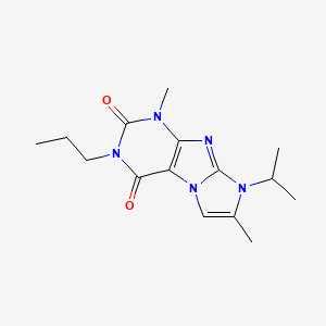 4,7-Dimethyl-6-propan-2-yl-2-propylpurino[7,8-a]imidazole-1,3-dione