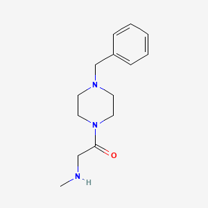 molecular formula C14H21N3O B3011265 N-[2-(4-benzylpiperazin-1-yl)-2-oxoethyl]-N-methylamine CAS No. 900641-44-3