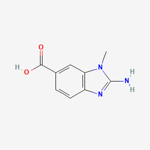 2-Amino-3-methylbenzimidazole-5-carboxylic acid