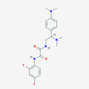 N1-(2,4-difluorophenyl)-N2-(2-(dimethylamino)-2-(4-(dimethylamino)phenyl)ethyl)oxalamide