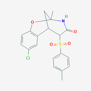 8-chloro-2-methyl-5-tosyl-5,6-dihydro-2H-2,6-methanobenzo[g][1,3]oxazocin-4(3H)-one