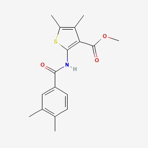 Methyl 2-(3,4-dimethylbenzamido)-4,5-dimethylthiophene-3-carboxylate