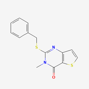 2-(benzylsulfanyl)-3-methylthieno[3,2-d]pyrimidin-4(3H)-one