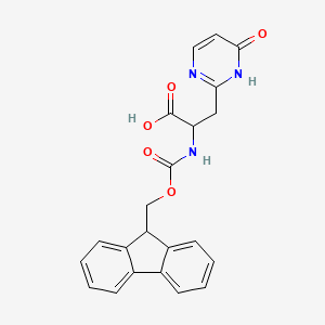 2-(9H-Fluoren-9-ylmethoxycarbonylamino)-3-(6-oxo-1H-pyrimidin-2-yl)propanoic acid