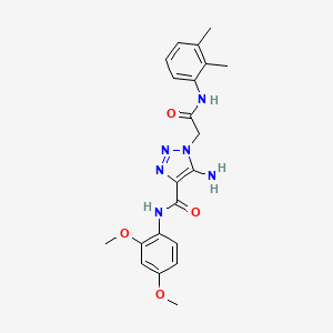 5-amino-N-(2,4-dimethoxyphenyl)-1-{2-[(2,3-dimethylphenyl)amino]-2-oxoethyl}-1H-1,2,3-triazole-4-carboxamide