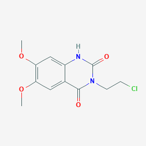 3-(2-chloroethyl)-6,7-dimethoxyquinazoline-2,4(1H,3H)-dione