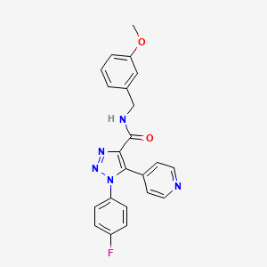 N-{5-[(E)-2-(5-{[(4-chlorophenyl)amino]sulfonyl}-2-thienyl)vinyl]-3-methylisoxazol-4-yl}propanamide
