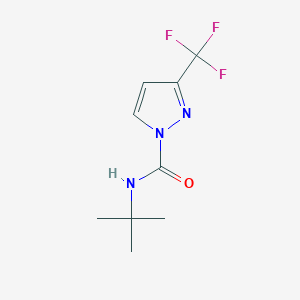 N1-(tert-butyl)-3-(trifluoromethyl)-1H-pyrazole-1-carboxamide