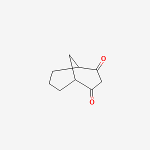 molecular formula C9H12O2 B3011498 Bicyclo[3.3.1]nonane-2,4-dione CAS No. 98442-42-3