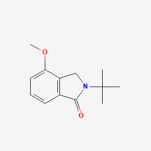 molecular formula C13H17NO2 B3011655 2-Tert-butyl-4-methoxy-3H-isoindol-1-one CAS No. 1820740-27-9