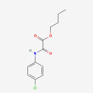 molecular formula C12H14ClNO3 B3011705 Butyl 2-((4-chlorophenyl)amino)-2-oxoacetate CAS No. 38285-83-5
