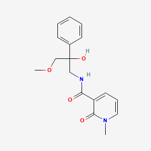 molecular formula C17H20N2O4 B3011751 N-(2-hydroxy-3-methoxy-2-phenylpropyl)-1-methyl-2-oxo-1,2-dihydropyridine-3-carboxamide CAS No. 2034318-19-7