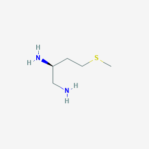 molecular formula C5H14N2S B3011800 (2S)-4-(methylsulfanyl)butane-1,2-diamine CAS No. 68013-51-4